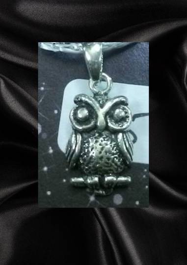 Silver Owl Pendant
